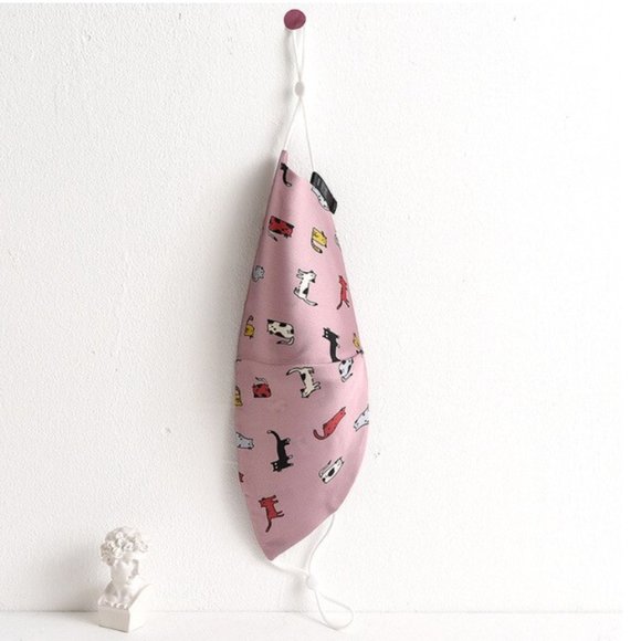 Adorable Silky Reusable Fashion Face Mask - Cats Pink - Picture 1 of 3